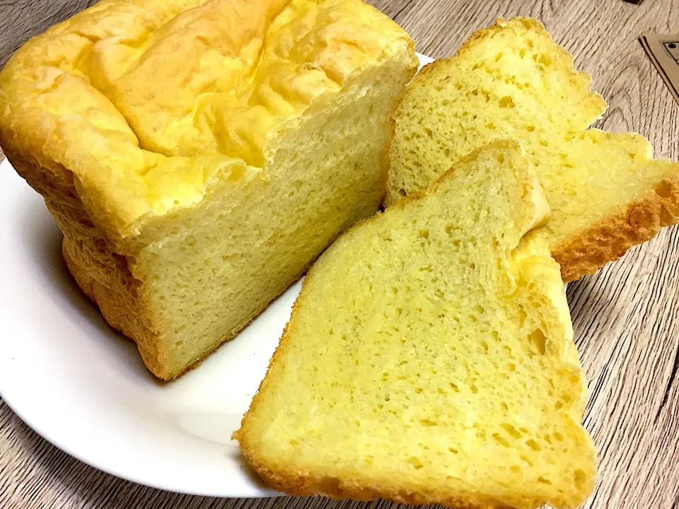 ホームベーカリーデビュー！コーンパン🌽スイッチ一つでパンが焼けるなんて凄い_:(´ཀ`」 ∠):|inoさん