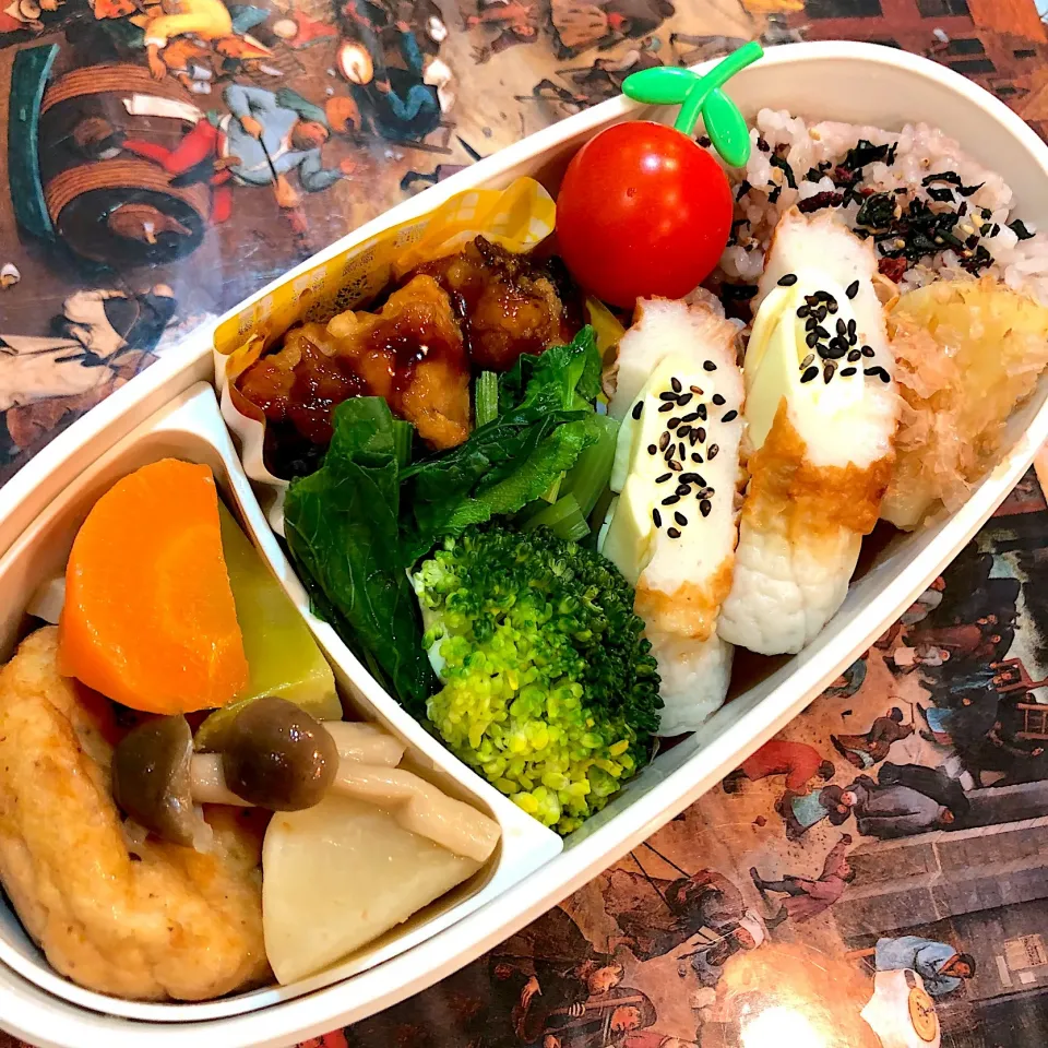 Snapdishの料理写真:😋気まぐれ旦那さん弁当🍱|moyukitaさん