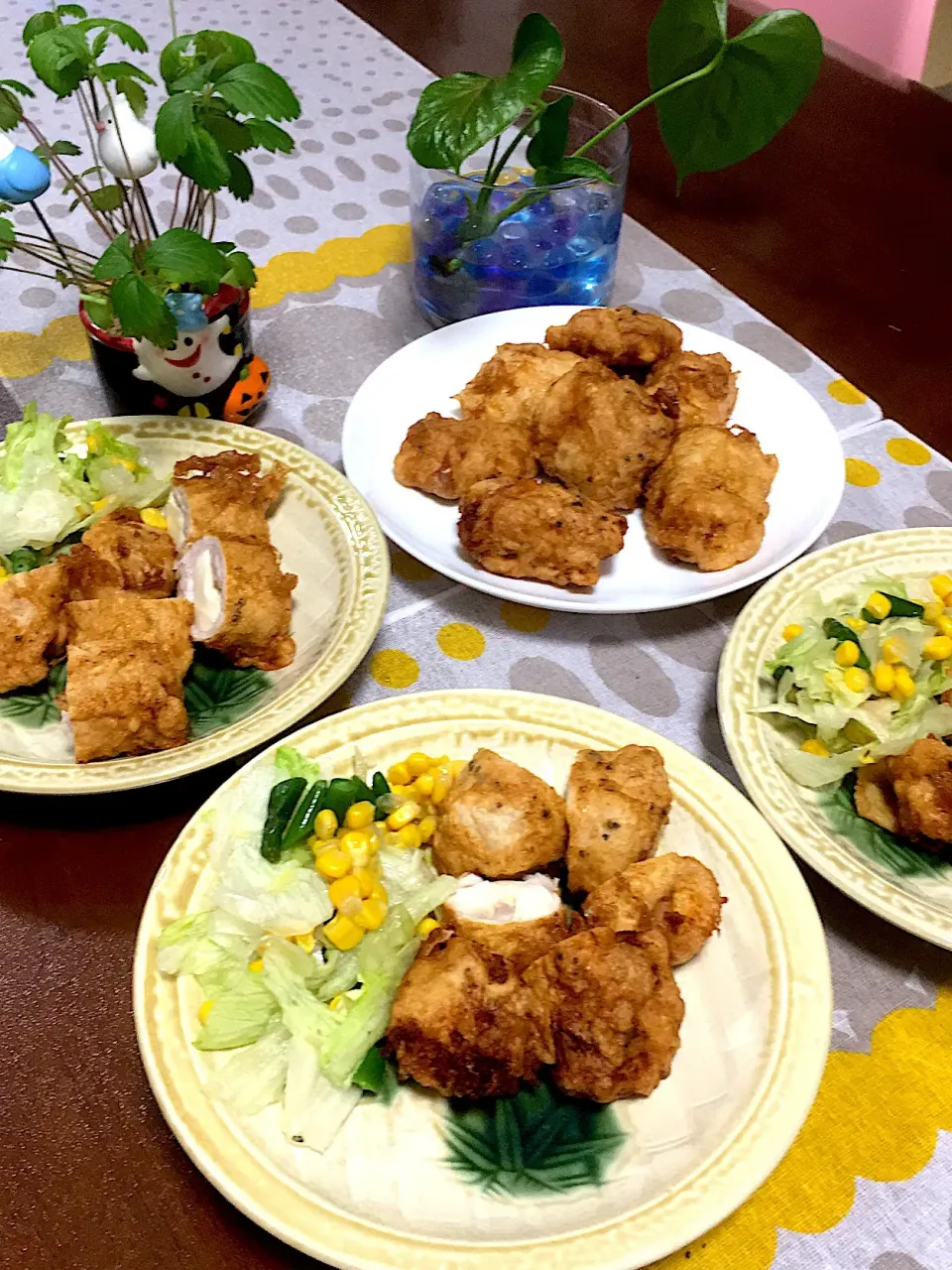 豆腐の肉巻き🥓唐揚げ|けもさん