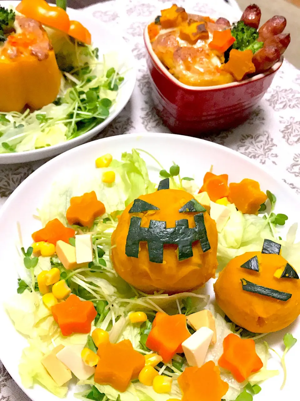 #ハロウィン🎃 
 #かぼちゃを使った料理|𝕜𝕪𝟙𝟘𝟚𝟘𝟙𝟠さん