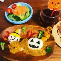 ハロウィン子供カレー|なちょんさん