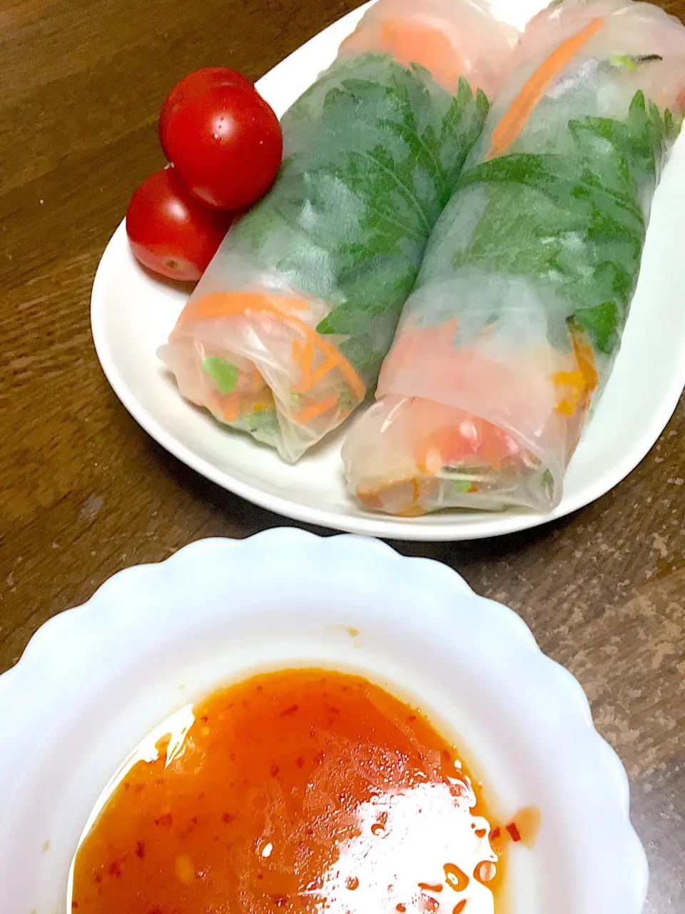 Snapdishの料理写真:生春巻き|Imosukeさん