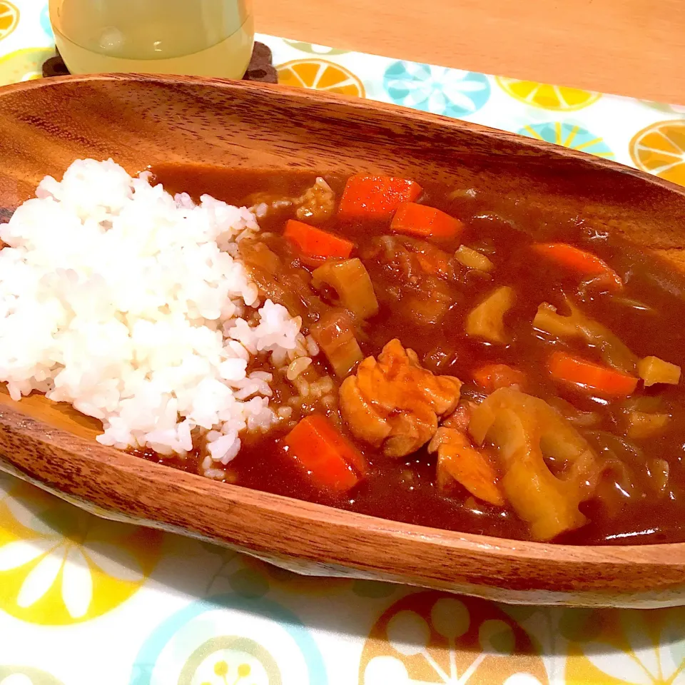 チキン蓮根カレー|かぴこさん