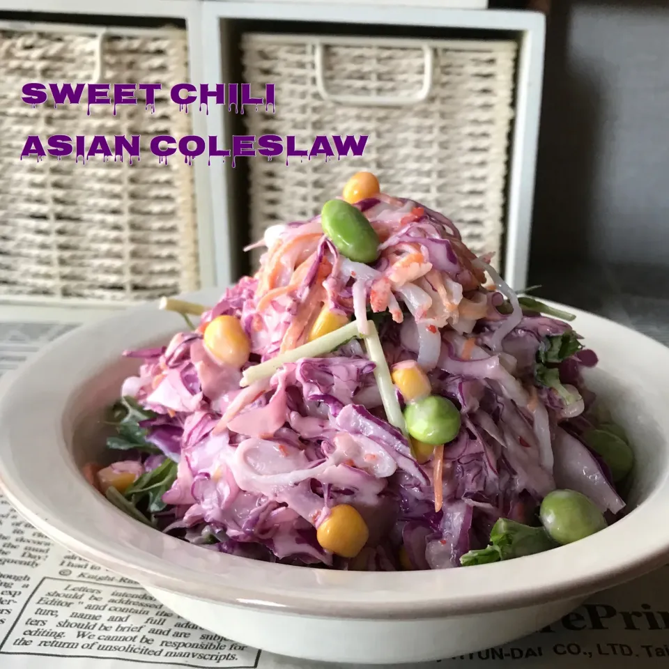 Snapdishの料理写真:🥗混ぜるだけ～スイチリアジアンコールスロー🥗|ユッキーさん