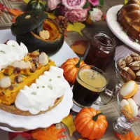 今日は遂にハロウィン！いつもバタバタしながら作るハロウィンパーティーだけど今年はなんとか成功？
かぼちゃプリン何度も作り直して四苦八苦！😿😹🤧|スモーブロー Sさん