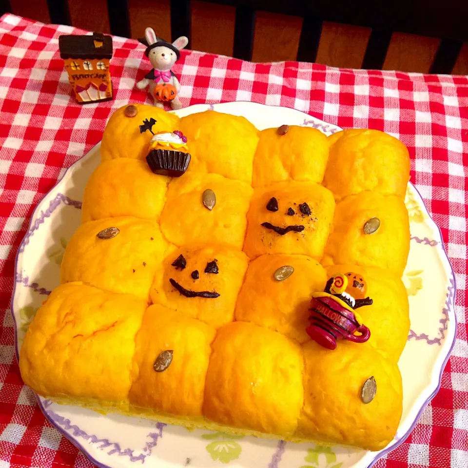 かぼちゃちぎりパン🎃|naonaomimichanさん