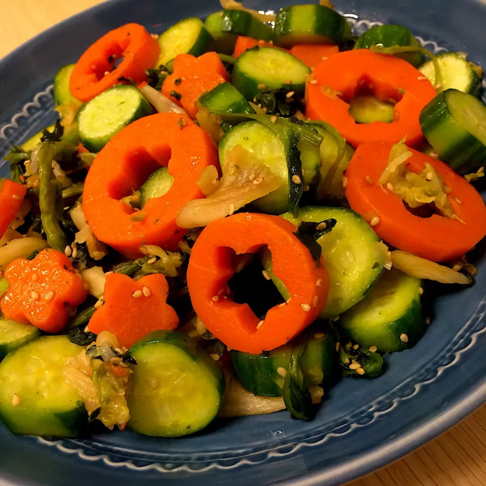 Stir-fried Mixed Veggie 🥒🥕🌿|Doris Wong 🐰さん