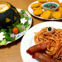 Snapdishの料理写真:ハロウィン🎃👻パーティー2017|ホッシーさん