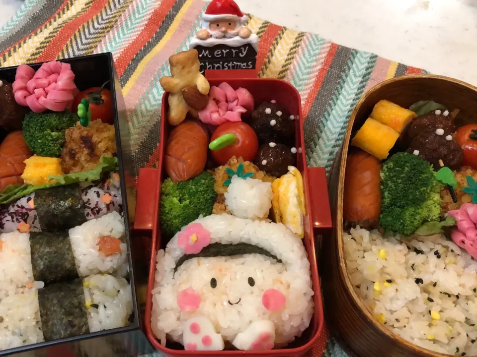 #雪ん子ちゃんお弁当 
#俵お握り
 #栗ご飯弁当|Yuki Kawasumiさん