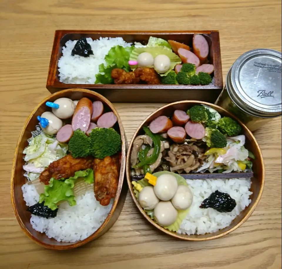 『お弁当３人分 久々にジャーサラダ復活』|seri-chanさん