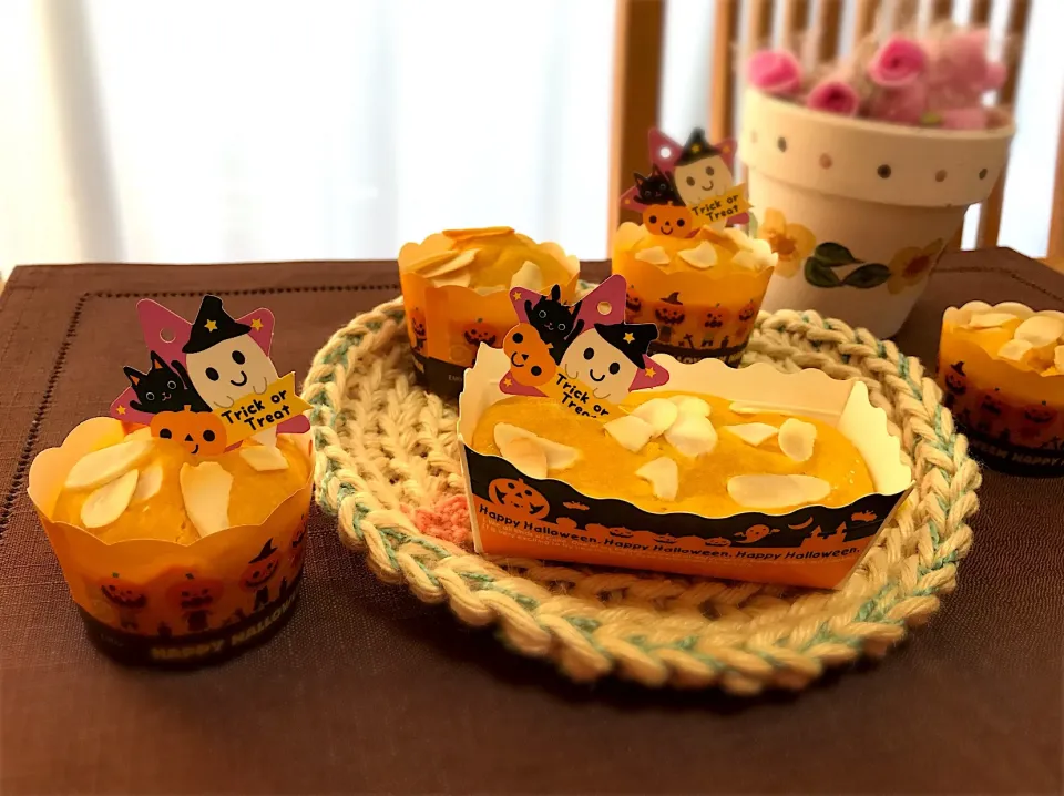 カボチャマフィン🎃#カボチャ#マフィン|えいぽんさん