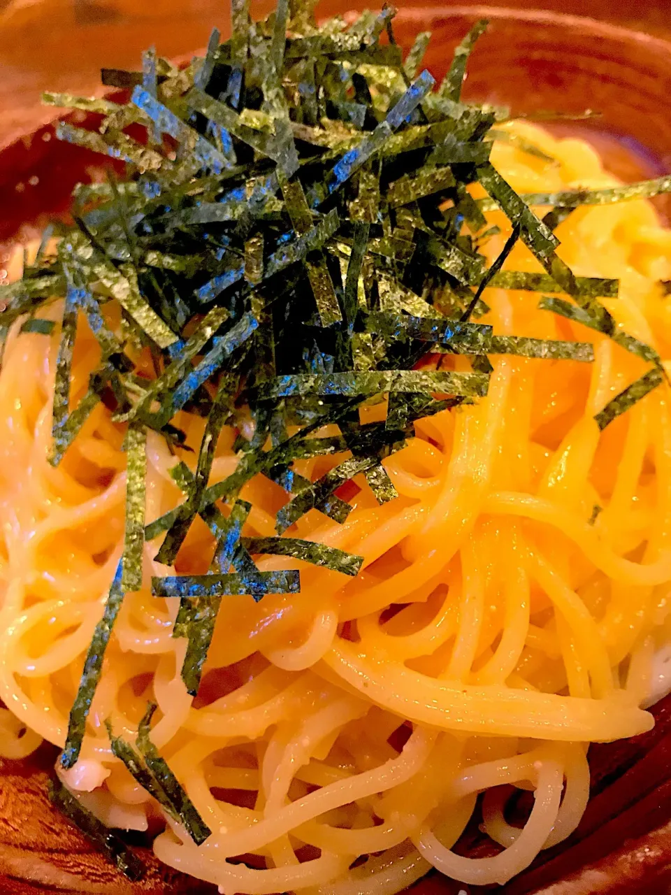 Snapdishの料理写真:たらことイカの辛口パスタ！生麺がモチモチしていて美味しい！|Tomyさん