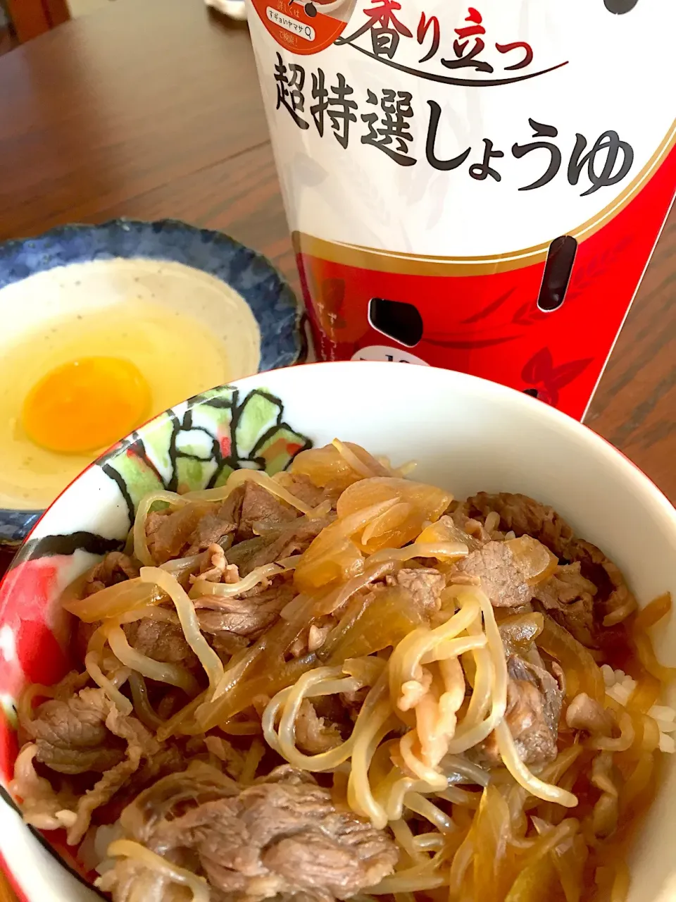 安いお肉も品のあるたまりに変える魔法の醤油。ダイエット牛丼。|やさこさん