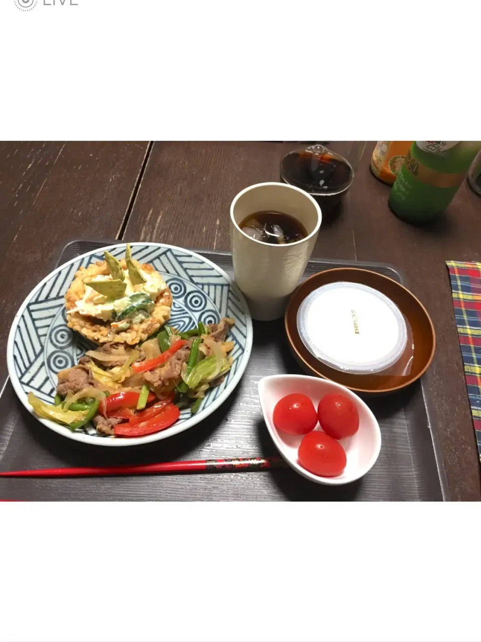 あのカップ型焼き器でご飯をカップにして焼肉や野菜を入れてみました。|マダム   ハ・シャーミさん