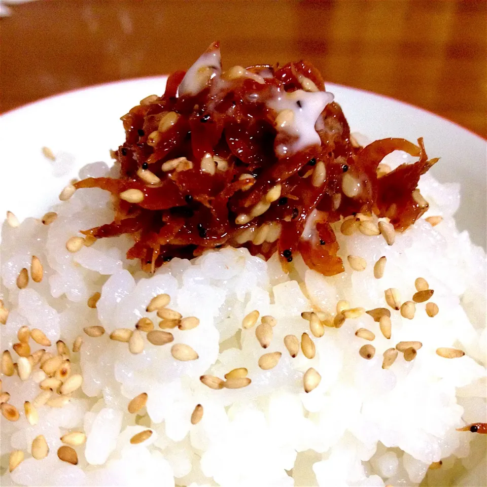 海老マヨご飯🍚⁉️ある意味では海老マヨご飯かなぁ〜🤔|まいりさん