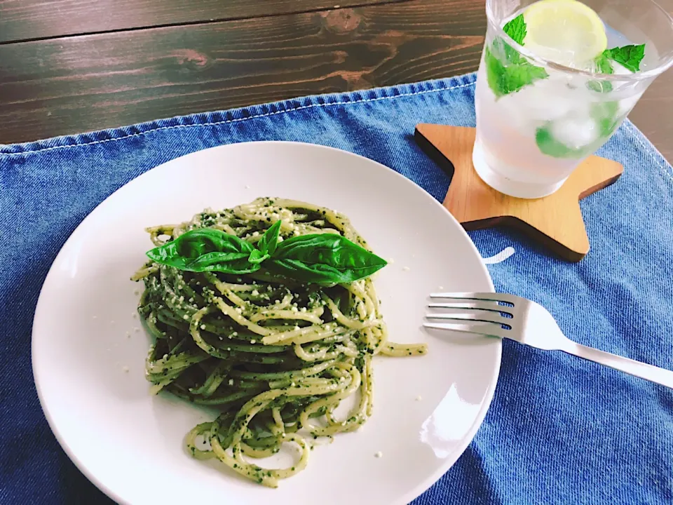 Snapdishの料理写真:フレッシュバジルのジェノベーゼ🌱|SAORIさん