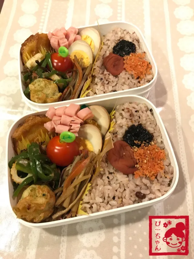 姉妹☆高校生弁当😊421日目と99日目|☆ぴ〜ちゃん☆さん