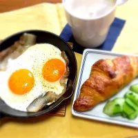 Snapdishの料理写真:休日の朝食|febrosesさん