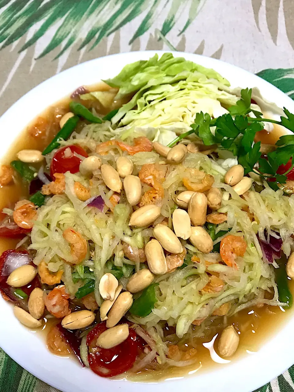 🥙Thái SomTam salad|🍀oanh🎀さん