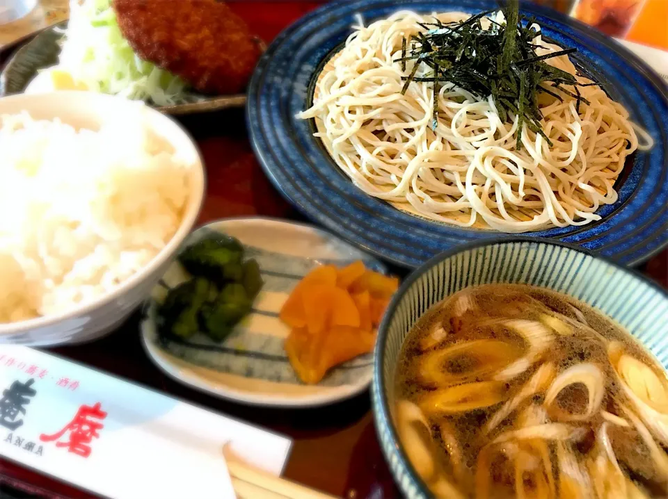 鴨ざるランチ 蕎麦|古山さん