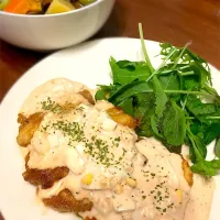 チキン南蛮と焼き野菜ときのこのマリネ|yuuuukaさん