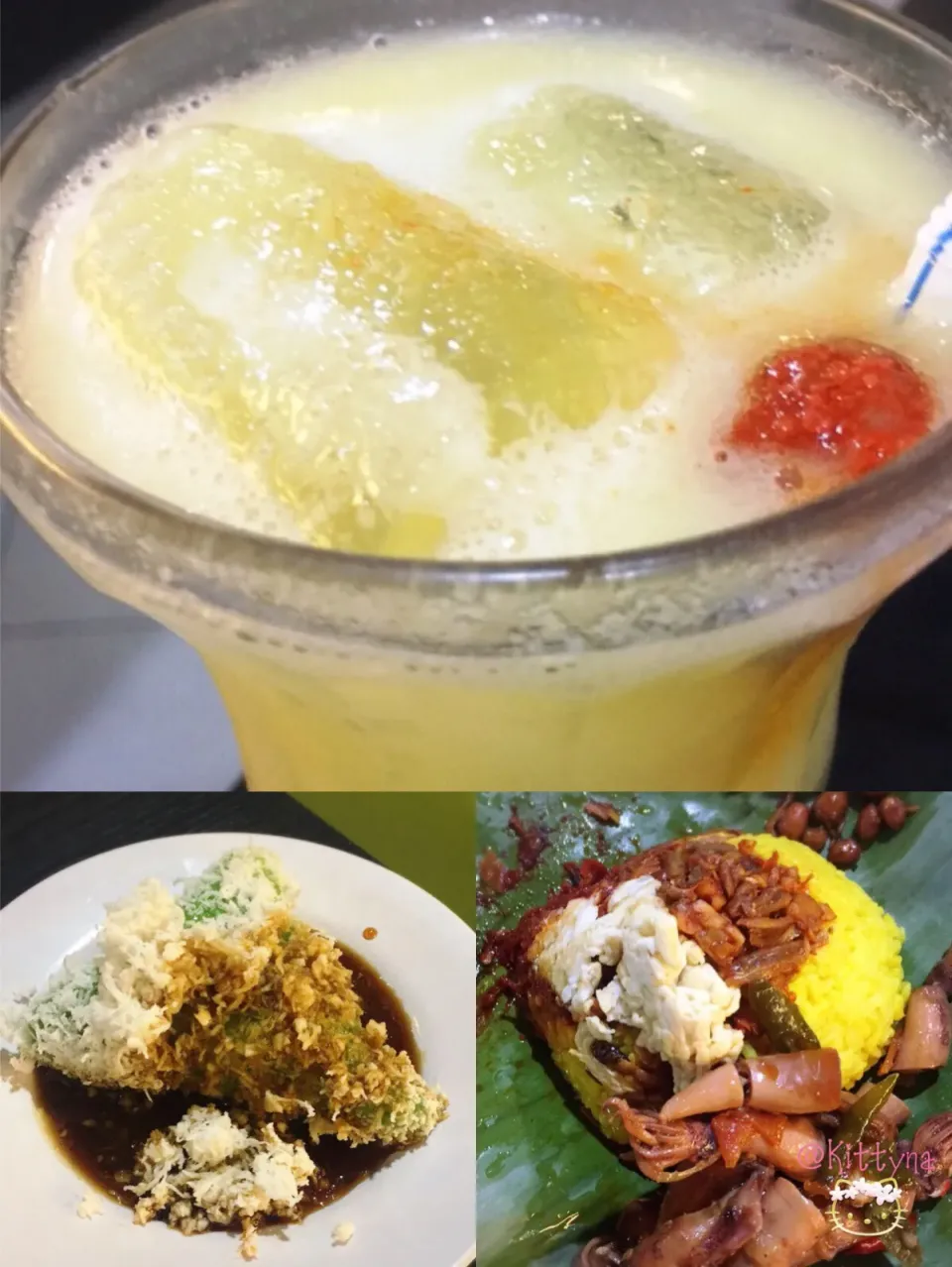 Snapdishの料理写真:🍹Juice Kedondong 👌🏻
Lupis 👌🏻
🦑 Nasi Lemak 👎🏻|🎀Kittyna🌸さん