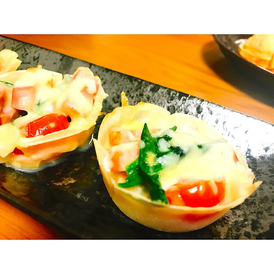 餃子の皮で簡単キッシュ|honaさん