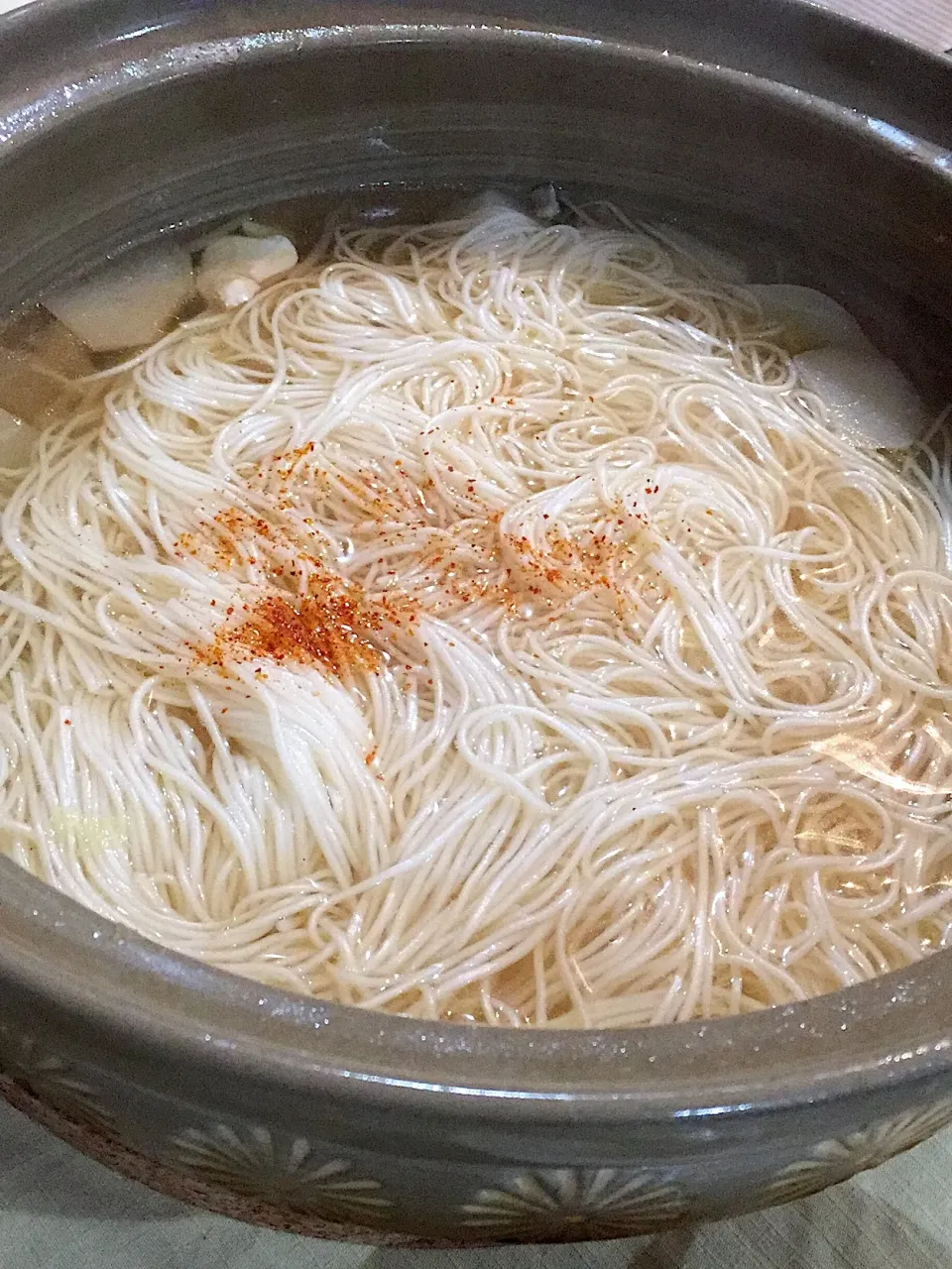 Snapdishの料理写真:〆はあっさり素麺♪|yuka＊さん