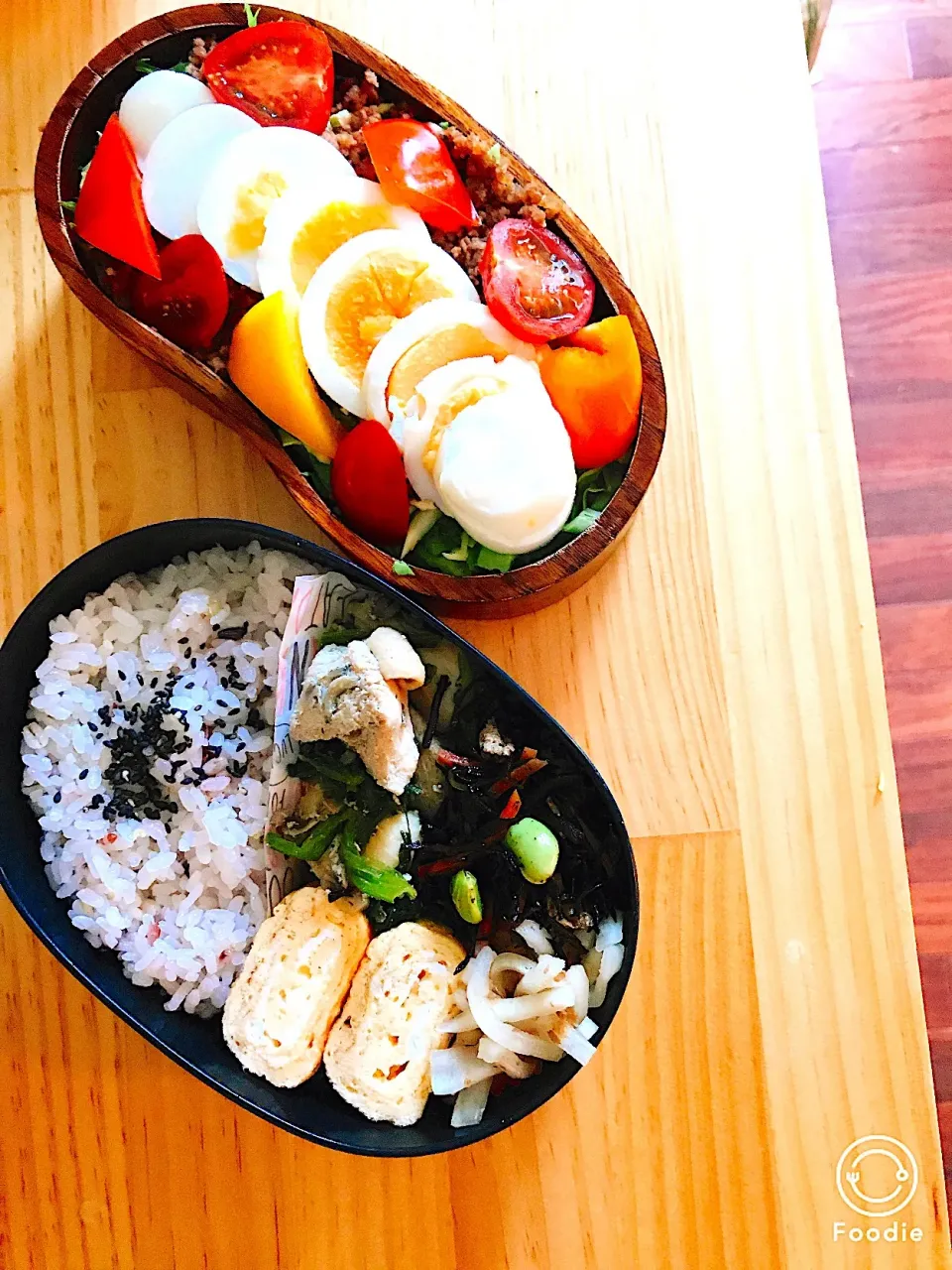 Snapdishの料理写真:今日のお弁当♡


#お弁当 #たまご大好き  #作り置き弁当 #簡単タコライス|ゆかさん