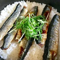 #秋刀魚ご飯