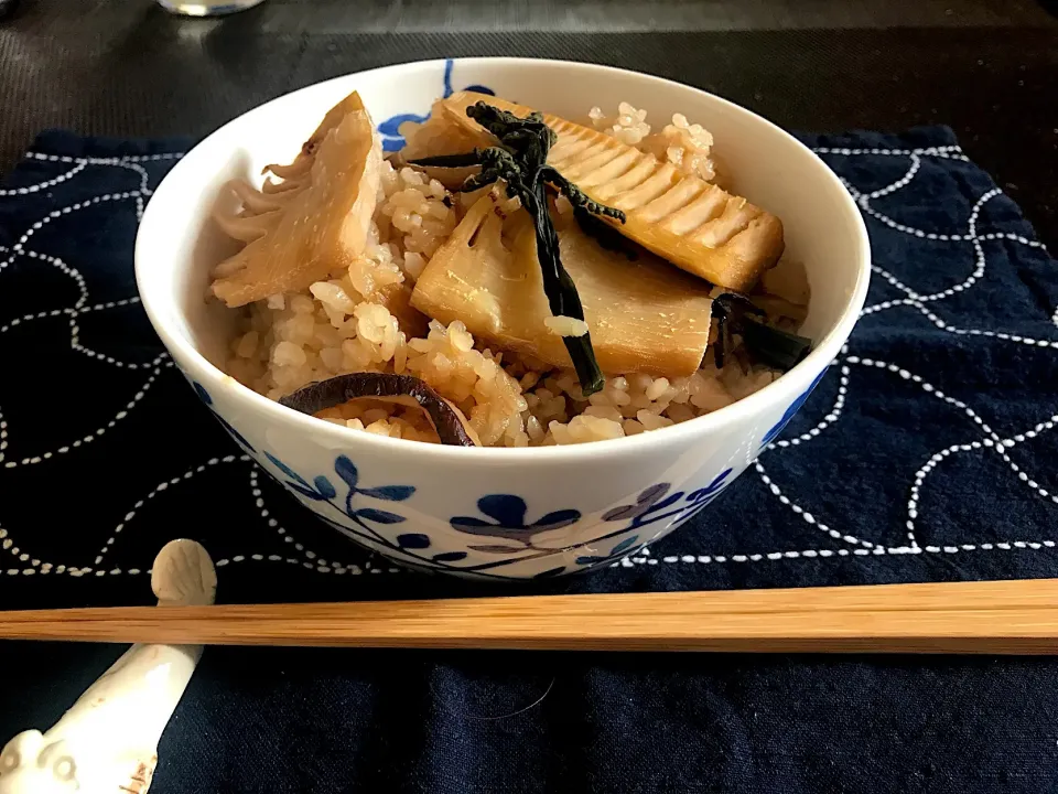 お土産のタケノコご飯|☆アスカ☆さん