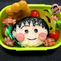 Snapdishの料理写真:娘リクエストちびまる子ちゃん弁当。|美里さん