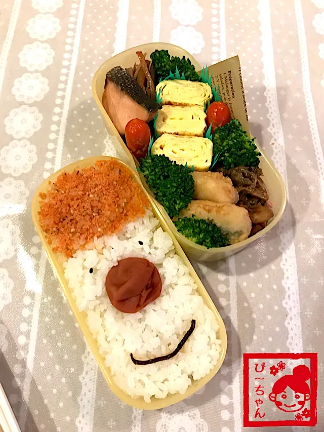 Snapdishの料理写真:次女☆高校生弁当😊模試→部活。|☆ぴ〜ちゃん☆さん