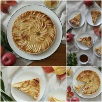 Tarte aux pommes タルト・オ・ポム作りました。