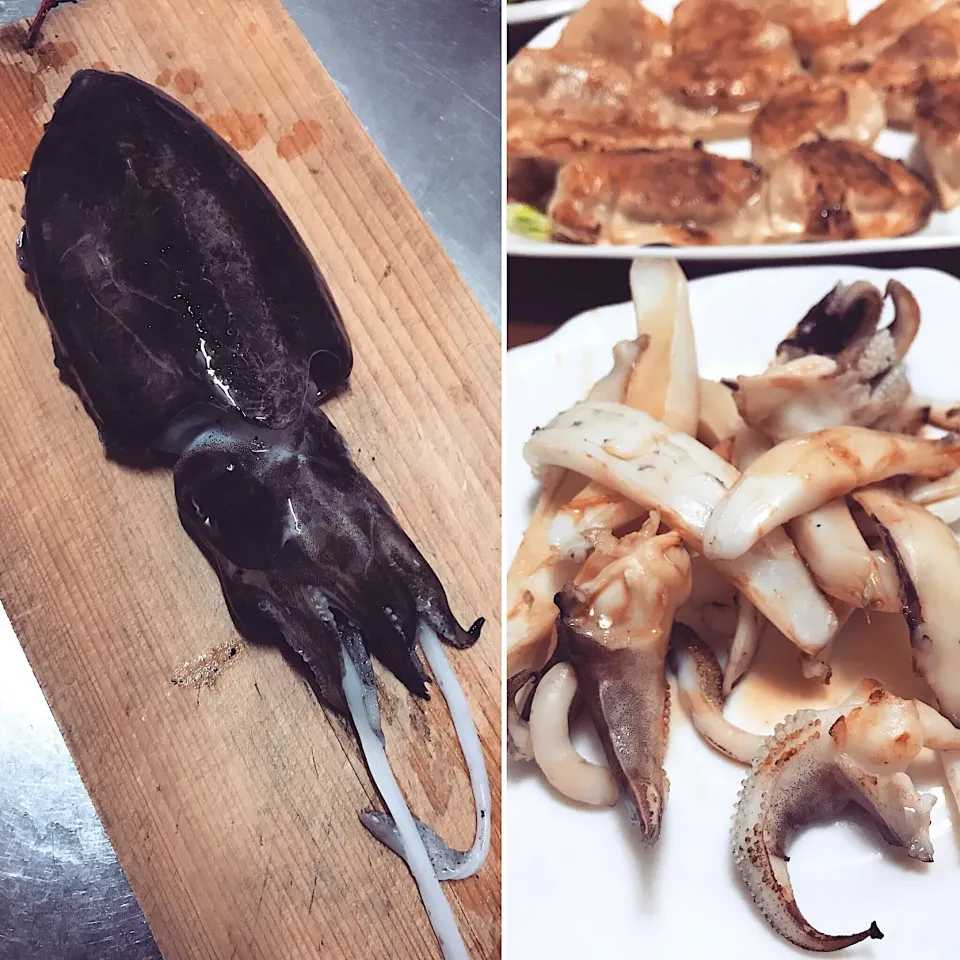 コウイカ貰ったので、焼きイカ🦑|wildcat山猫さん