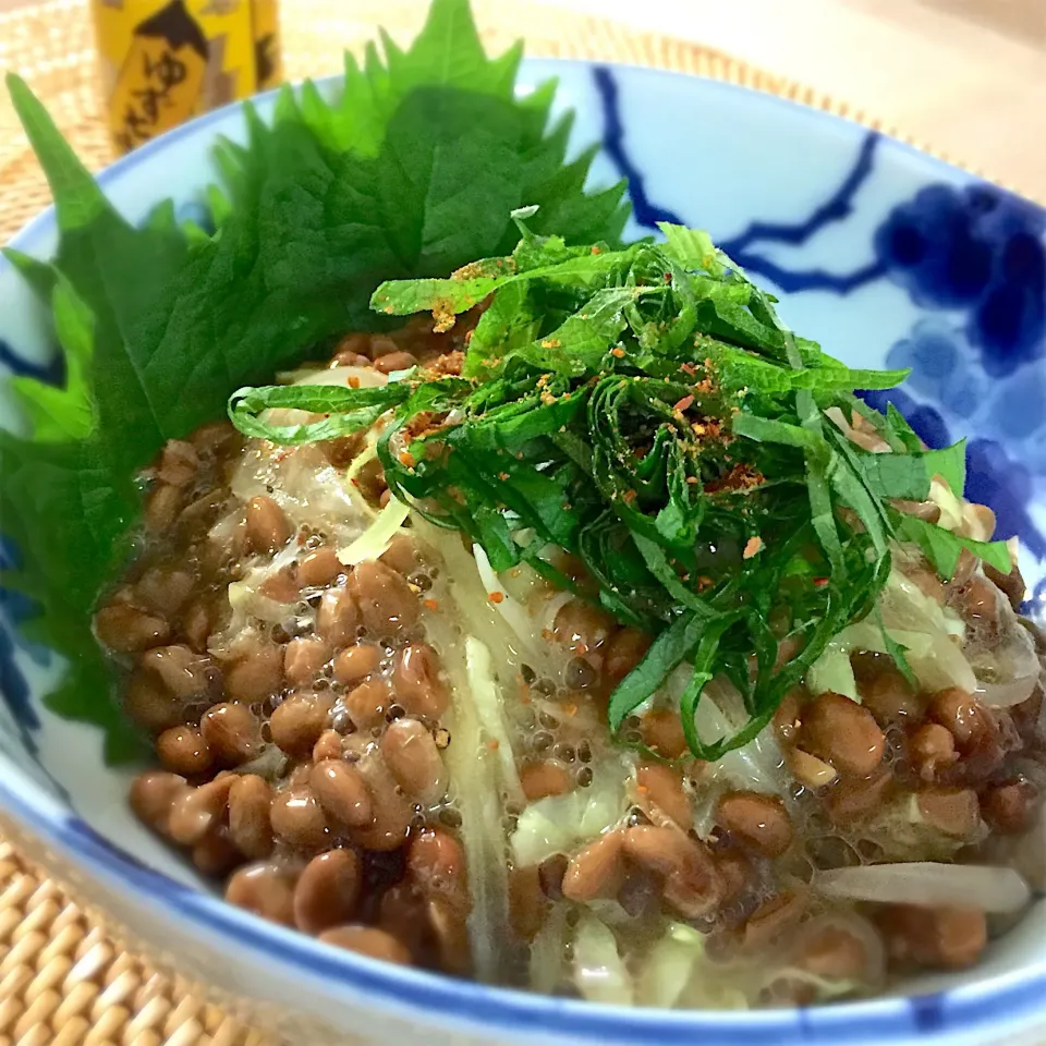 定番♡咲きちゃんの料理 オツな肴🍶シリーズ😁⑥納豆の簡単おつまみ💖  #オツシリーズ|あゆさん