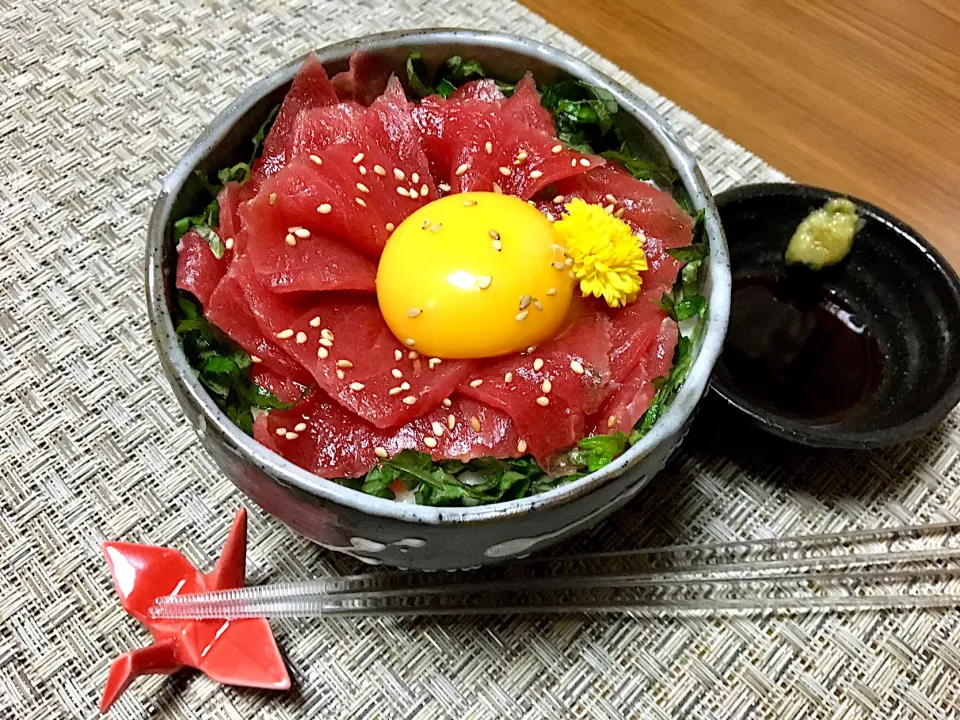 ✨MAGURO BOWL...マグロ丼✨
ヤマサさん、本当にいい香り✨サンキュー！✨|🌺Sanntina🌺さん