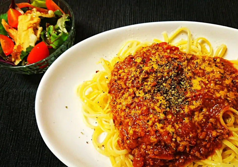 じーっくり煮込んだミートソーススパゲッティ|cookingパパ五郎さん