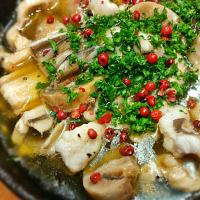 アナゴとマッシュルームオイル煮