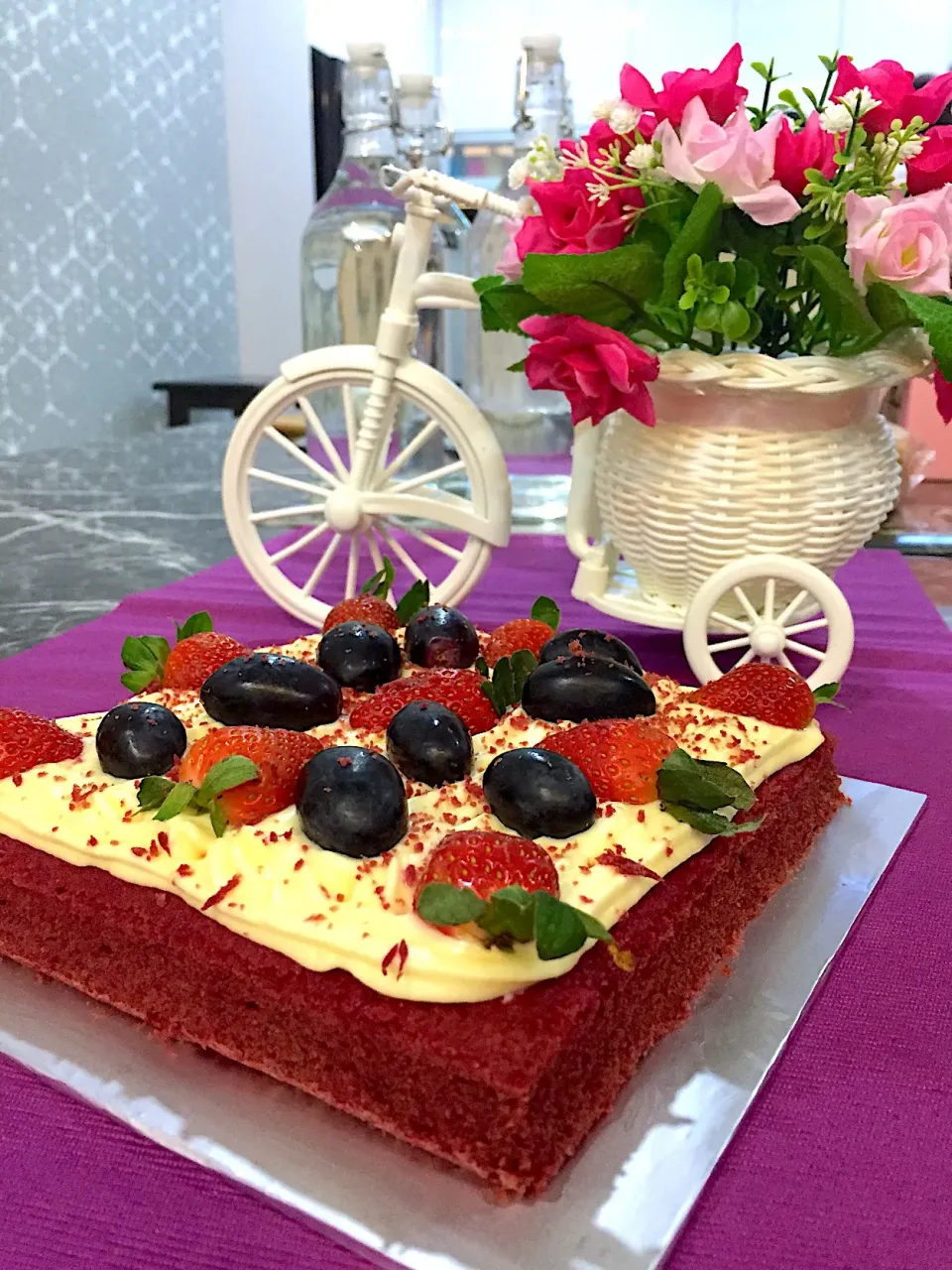 My homemade beetroot cake 🎂|Amy Aliyyaさん