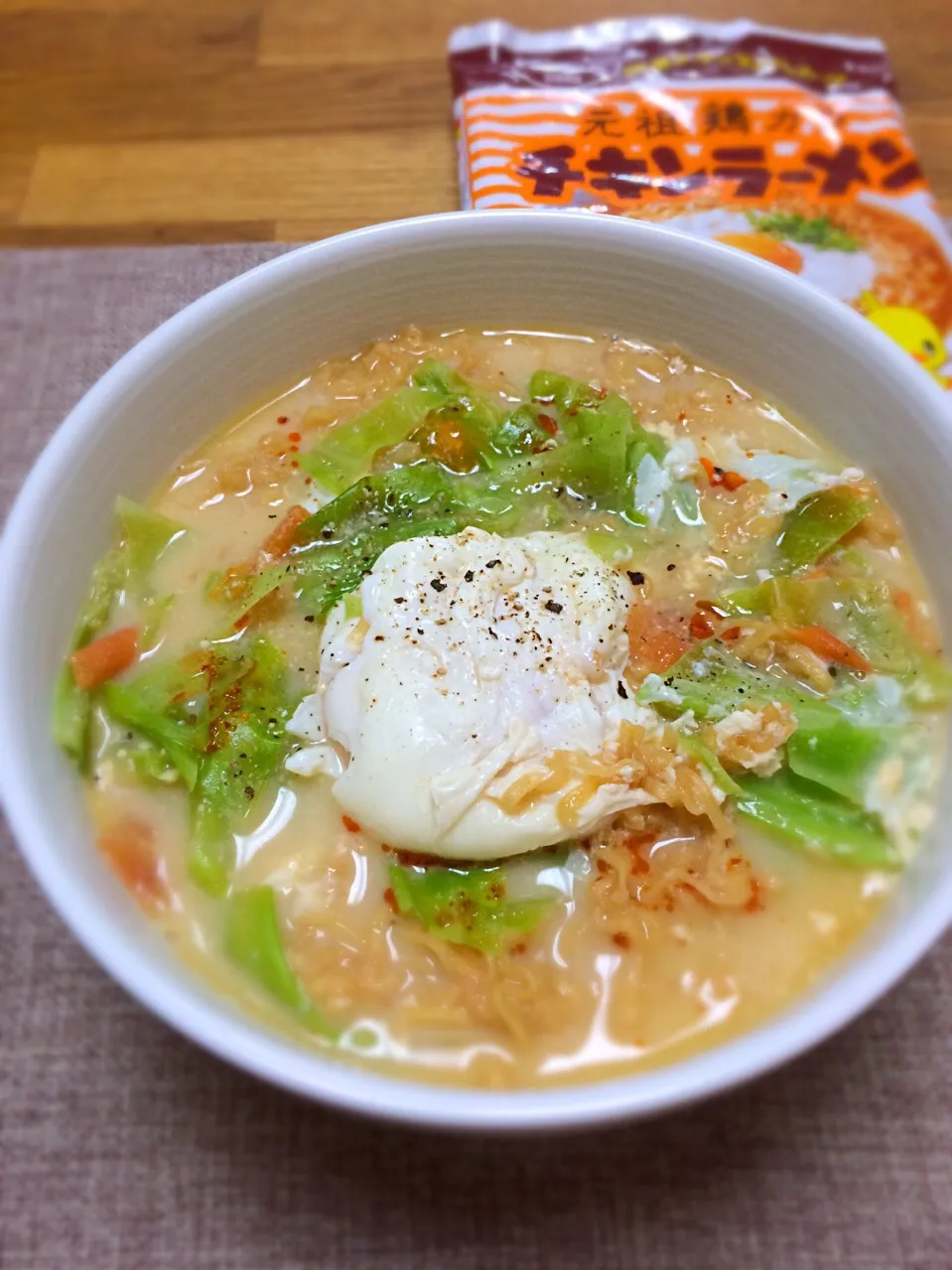 ミルクチキンラーメン #日清チキンラーメン #アレンジ料理|morimi32さん