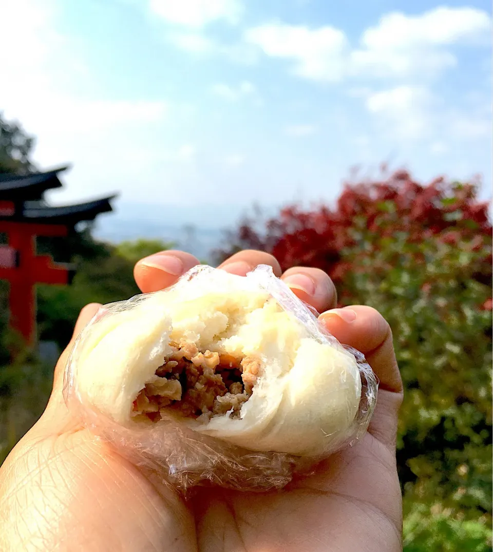 Snapdishの料理写真:食パン肉まん|Kob Sathapornさん