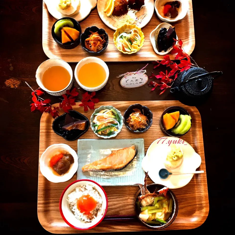 冷凍卵の醤油漬けかけご飯🍚

かぶの茶碗蒸し 

黒豆とかぼちゃの甘煮|mamaさん