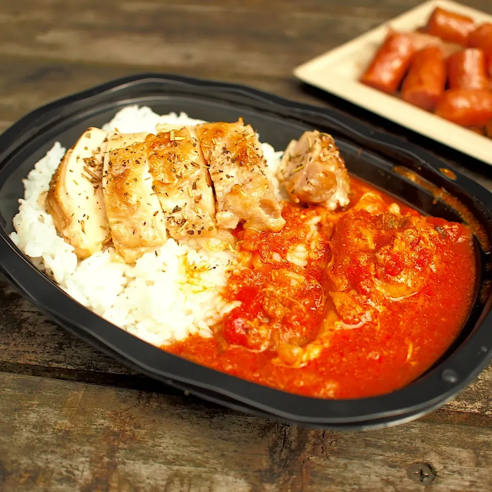 トマトチキンカレー|ネコのかりかりさん