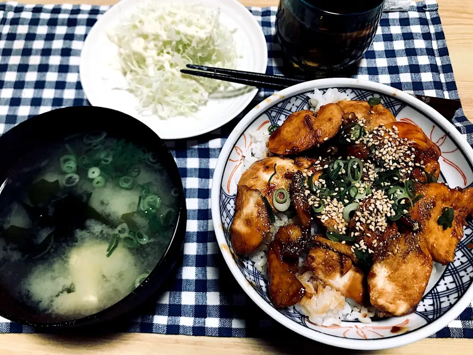 胸肉の焼鳥丼。山椒増量！|Masaaki Fukuyamaさん