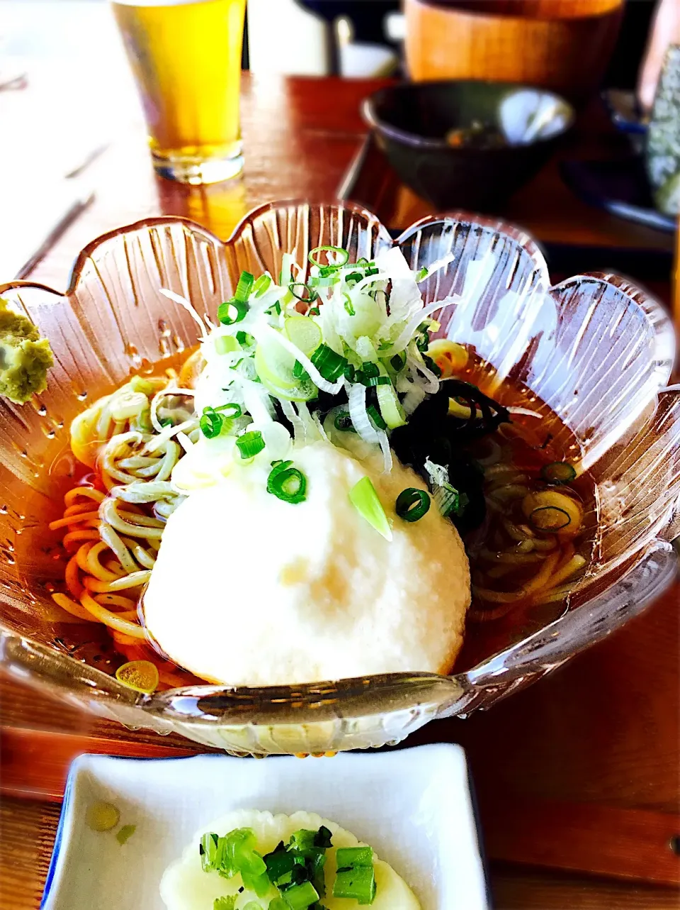 朝から もずく麺とやらで乾杯🍻|Perritoさん