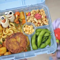 Snapdishの料理写真:Vegan, Low-Salt Bento For Baby and Mommy | 卵・乳製品不使用、塩控えめのママと赤ちゃんのお弁当|Nyam | 照ちゃんさん