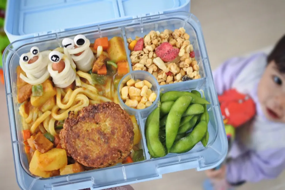 Snapdishの料理写真:Vegan, Low-Salt Bento For Baby and Mommy | 卵・乳製品不使用、塩控えめのママと赤ちゃんのお弁当|Nyam | 照ちゃんさん