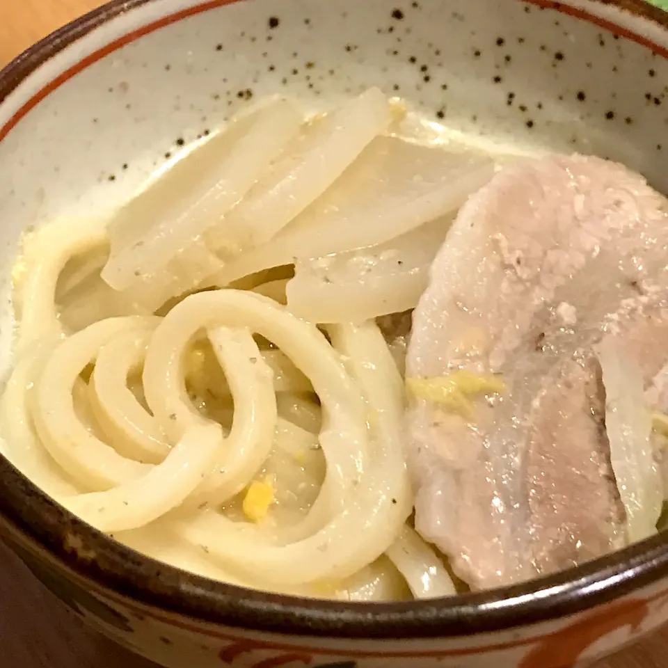 カルボナーラうどん|masatoyさん