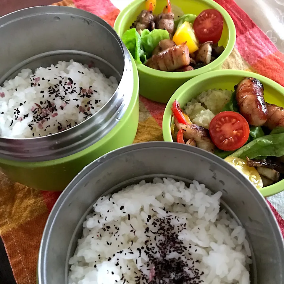 今日のお弁当🍱
三連休明け 
お天気の良い朝です
元気をだして
今週も頑張っていってらっしゃい👋|mokoさん